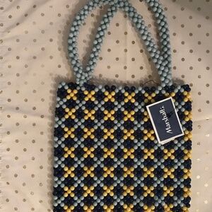 NWT Beaded Tote Bag